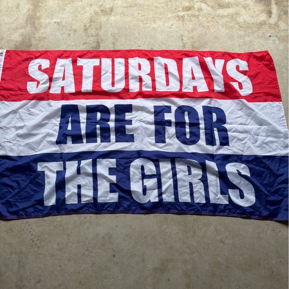 Saturdays are for the girls flag - Picture 5 of 5